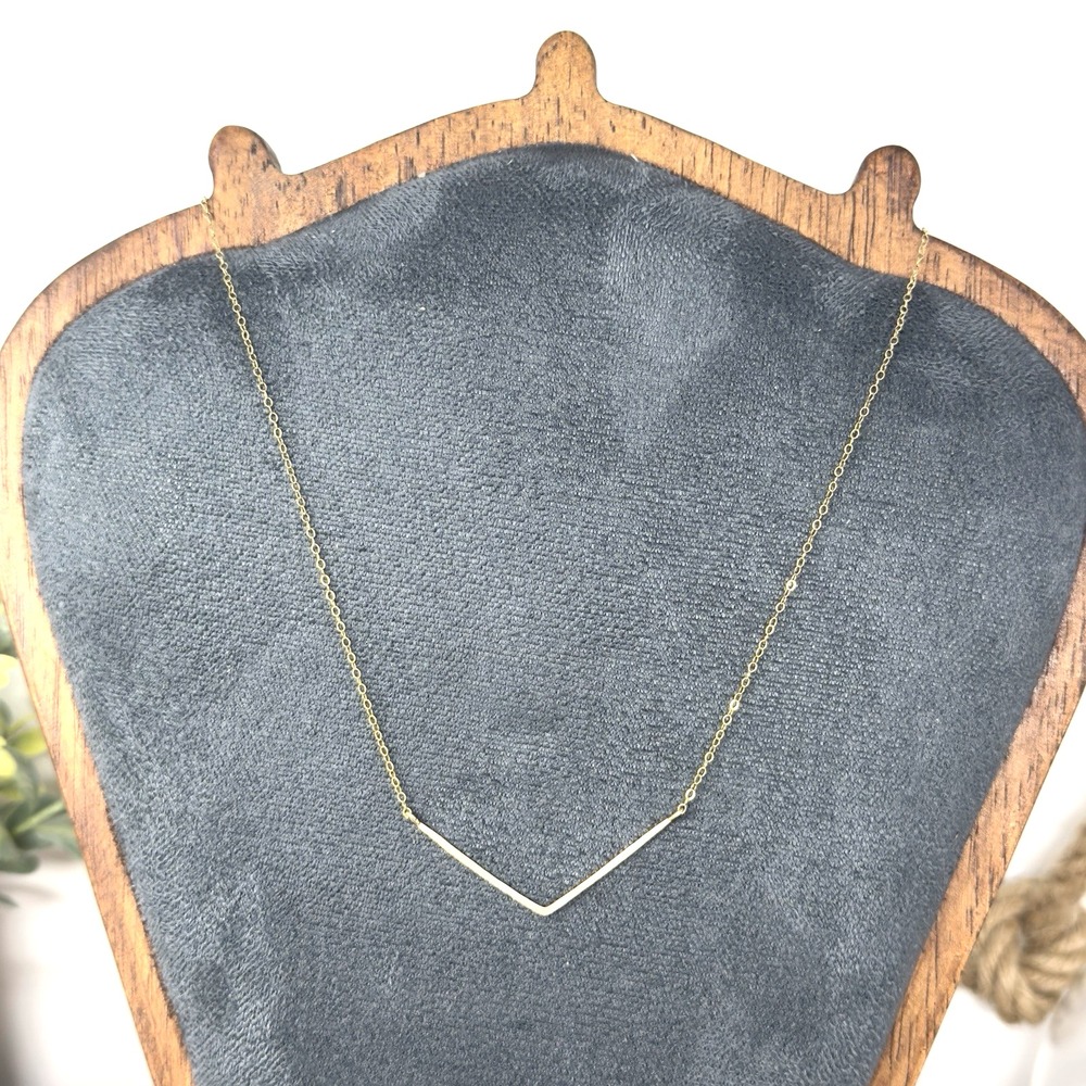 1/20 14K Gold Filled Chain 18" Necklace Elegant Minimalist Style .93Grams